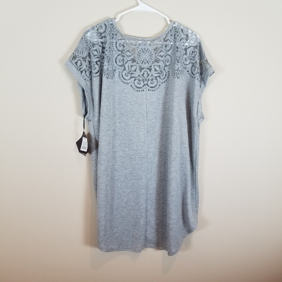 Ava & Viv Tops - Ava & Viv Gray Top 3X